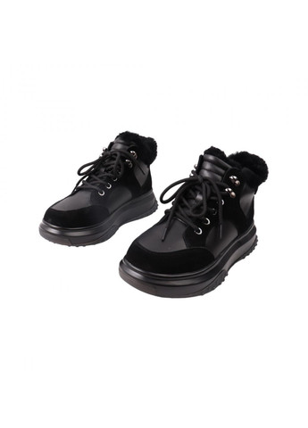 Черные ботинки женские черные натуральная кожа Lifexpert 713-22ZHS