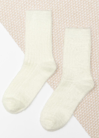 Женские шерстяные носки высокие Белый Style Luxe (273177412)