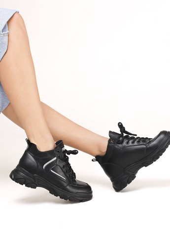 Зимові кросівки чорна шкіра Prima d'Arte (263517237)