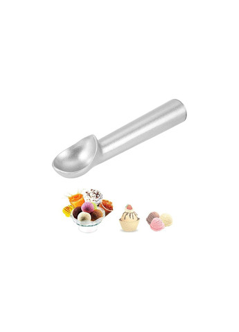 Ложка литая алюминиевая для мороженого для мороженого, бисквитного теста, замороженного йогурта 18 см Kitchen Master (263056502)