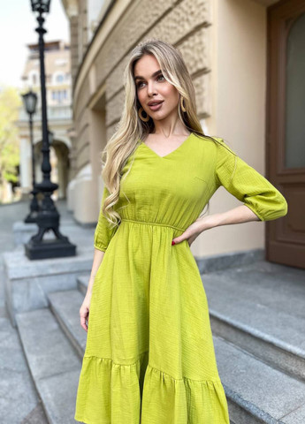 Зелена повсякденний плаття муслінове LeVi