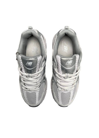 Белые демисезонные кроссовки женские, вьетнам New Balance 530 White Silver Premium