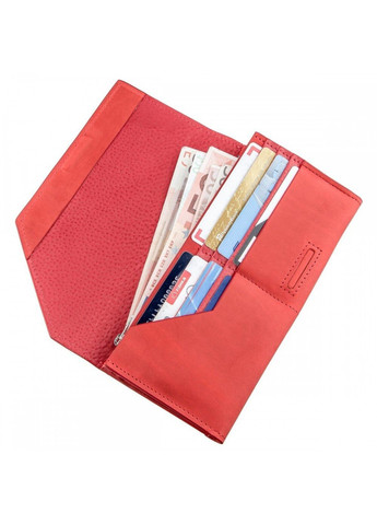 Жіночий шкіряний червоний гаманець 11216 Grande Pelle (262453684)
