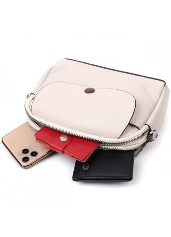 Молодіжна жіноча шкіряна сумка через плече 22323 Vintage (276705777)