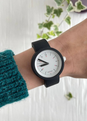 Женские силиконовые часы-конструктор actimer, черный ремешок, циферблат Black time More (257986161)