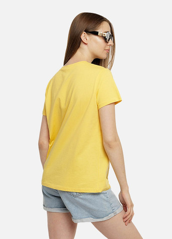 Жовта літня жіноча футболка регуляр колір жовтий цб-00219321 So sweet