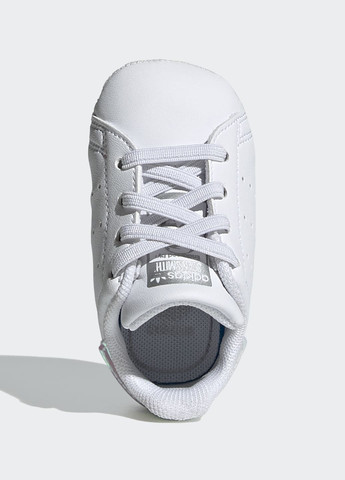Белые всесезонные кроссовки stan smith crib adidas