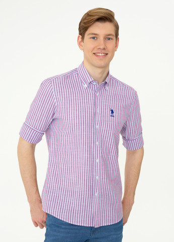Фиолетовая рубашка U.S. Polo Assn.