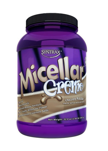 Протеин Казеин Micellar Crème 907 g (Chocolate Milkshake) Syntrax (258966714)