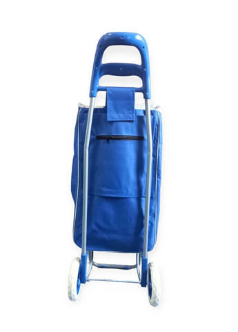 Сумка хозяйственная на колесах кравчучка 90 х 20 х 30 см большая со скрытым карманом синяя No Brand (276267481)