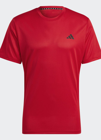 Червона футболка для тренувань train essentials adidas