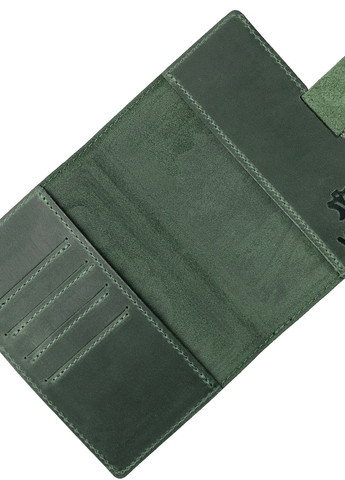 Кожаная обложка для паспорта Villini 001 Зеленый Martec (258961182)