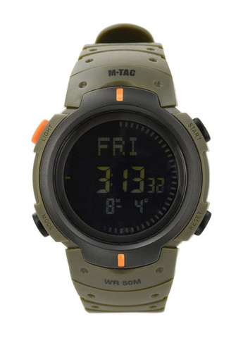 годинник тактичний з компасом Olive M-TAC (272615437)