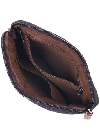 Удобная мужская барсетка текстильная 21258 Черная Vintage (258267907)