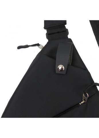 Мужская нагрудная сумка из коттона 113 черная Wallaby (266143693)