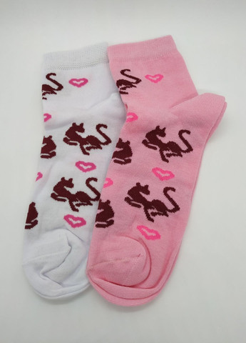 Набір жіночих шкарпеток Грайлива Пантера 2 пари No Brand (256223601)