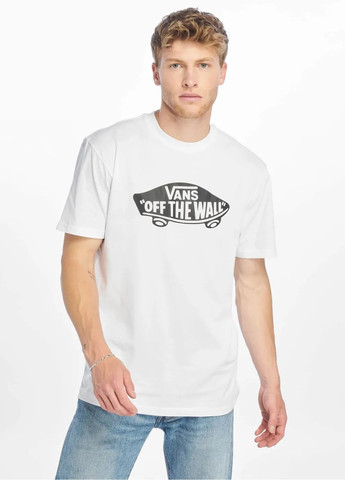 Белая футболка Vans