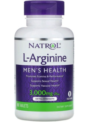L-Arginine 3000 mg 90 Tabs NTL-05234 Natrol (256724332)