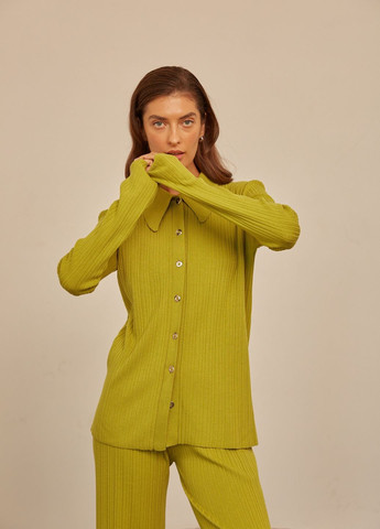 Оливковая женская футболка-поло Kohai