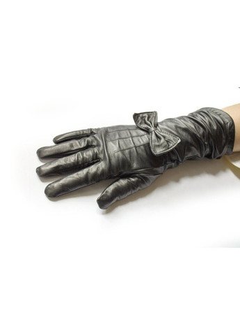 Женские черные кожаные длинные перчатки Shust Gloves (266143779)