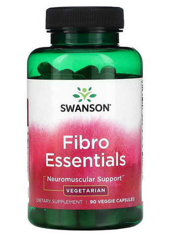 Пищевая добавка для здоровья мышц Fibro Essentials, 90 Veggie Capsules Swanson (266790587)