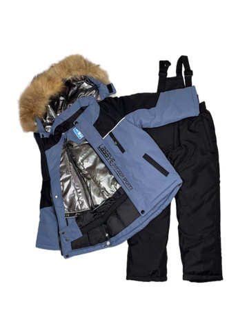 Синий зимний зимний костюм для мальчика Модняшки