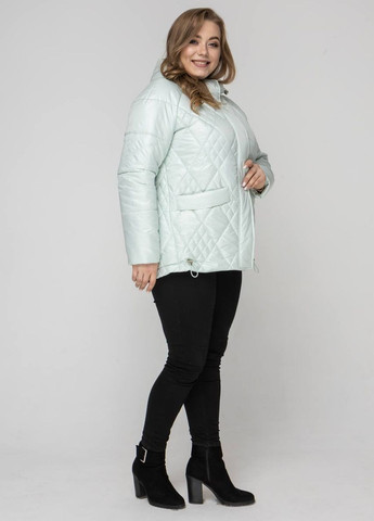 М'ятна демісезонна куртка жіноча демісезонна великого розміру SK