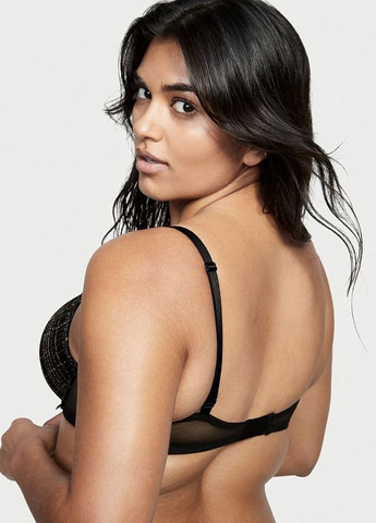 Чорний бюстгалтер чорний із золотистим Victoria's Secret