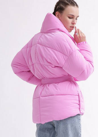 Розовая зимняя куртка X-Woyz