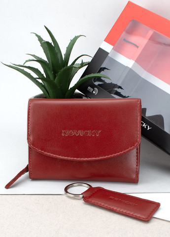 Подарочный набор женский R-ZD604 красный (кошелек и брелок) Rovicky (271126828)