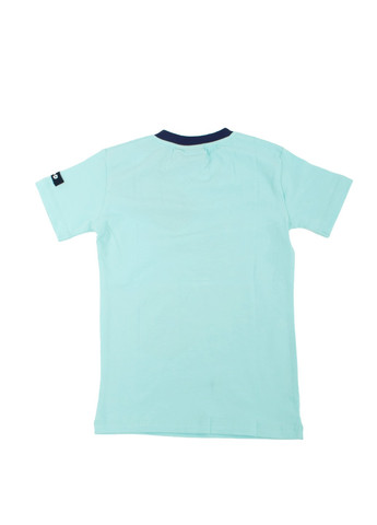 Голубая летняя футболка на мальчика tom-du голубая 070821-001877 TOM DU