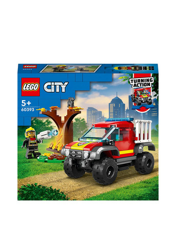 Конструктор "Пожарно-спасательный внедорожник" цвет разноцветный ЦБ-00210597 Lego (259466107)