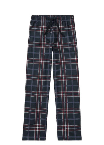 Комбинированная всесезон пижама для подростка. фланелевые штаны лонгслив + брюки Pepperts