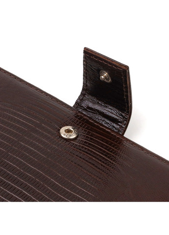 Цікаве вертикальне чоловіче портмоне з натуральної фактурної шкіри з тисненням 21718 Коричневе Canpellini (259874105)