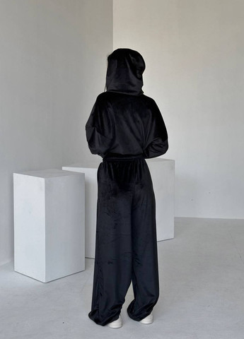 Велюровий жіночий прогулянковий костюм кофта та штани No Brand (277635640)