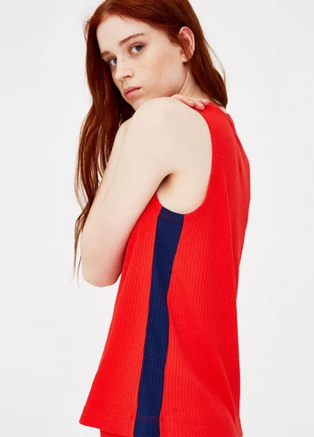 Топ літо,червоний-синій, Pull & Bear (259576920)