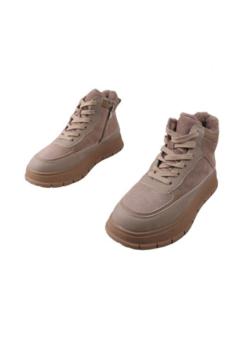 ботинки женские капучино натуральная замша Gifanni