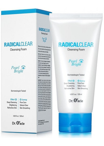 Пінка для глибокого очищення шкіри Radical Clear Cleansing Foam 120 мл Dr. Oracle (258299974)