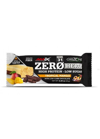 Low-Carb ZeroHero Protein Bar 65 g Tropical Mango Amix Nutrition (258961458)