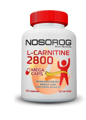 L-Carnitine 120 Caps Nosorog Nutrition (258499614)