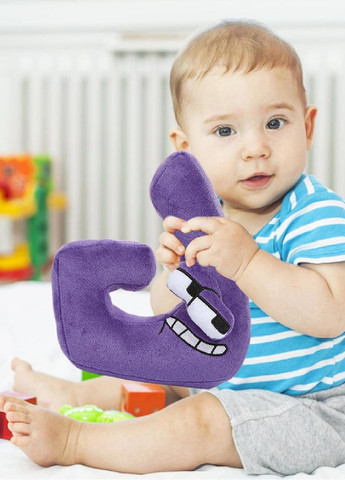 Мягкая плюшевая развивающая игрушка для детей малышей английский алфавит лор из игры роболокс 20 см (475680-Prob) Буква G Unbranded (269901043)