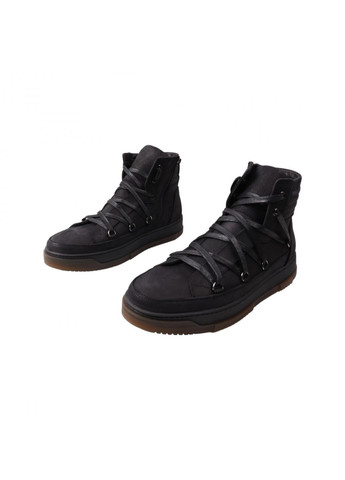 Черные ботинки мужские черные нубук Flamanti