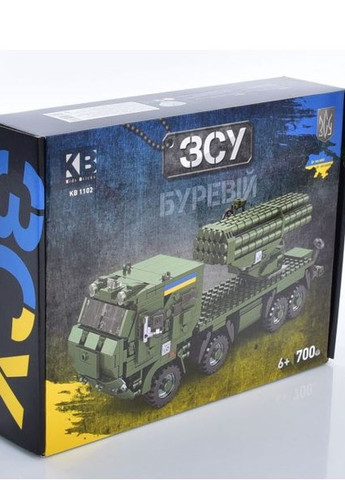 Військовий конструктор ЗСУ "Буревій", 726 деталей (KB 1110) Limo Toy (266340586)