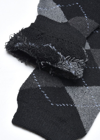 Шкарпетки чоловічі махрові чорного кольору розмір 40-45 Let's Shop (275928706)