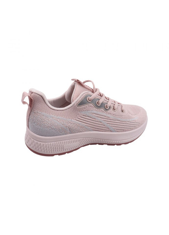Рожеві кросівки жіночі пудрові текстиль Fashion 45-23LK