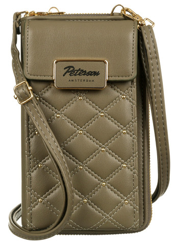Сумка-гаманець жіноча із екошкіри з кишенею для телефону PTN M-09 Peterson (259888294)