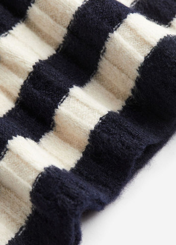 Комбинированный демисезонный свитер в рубчик H&M