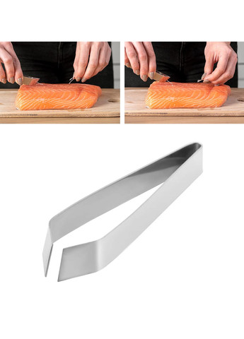 Щипці для вилучення кісток риби косі (пінцет для риби) з нержавіючої сталі Kitchette (262085051)