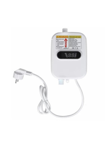 Электрический компактный проточный термостатичный водонагреватель душ с краном для ванной комнаты с дисплеем (474800-Prob) Unbranded (259874276)