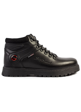 Черные зимние ботинки мужские бренда 9500870_(1) Grunwald